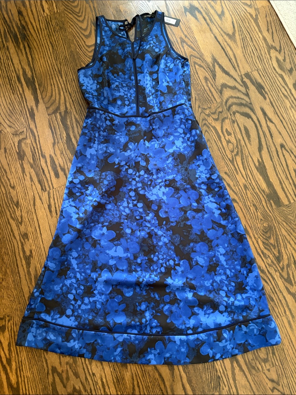 NWT Banana Republic Blue Floral A-Line Dress